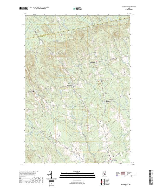 Charleston, ME — USGS 7.5-minute topo (2024)