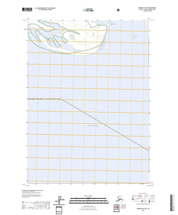 Cordova B-5 SW, AK — USGS 7.5-minute topo (2024)