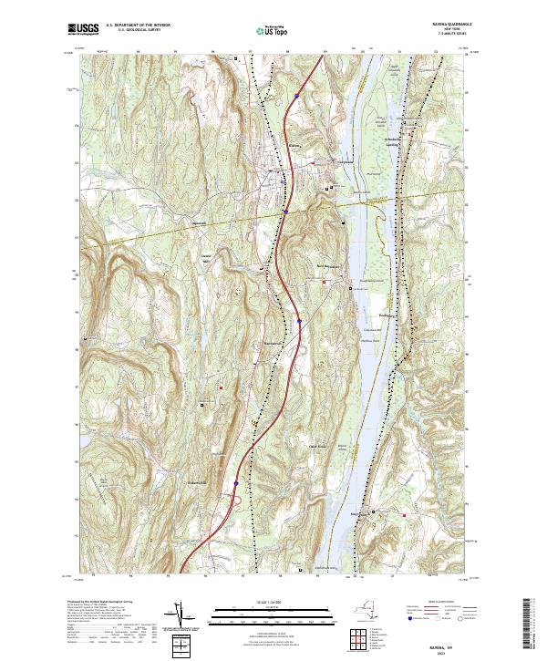 Ravena, NY — USGS 7.5-minute topo (2023)