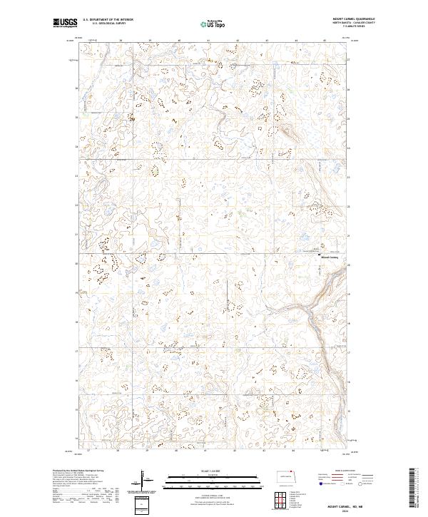 Mount Carmel, ND-MB — USGS 7.5-minute topo (2024)