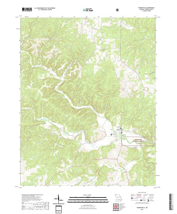 Thomasville, MO — USGS 7.5-minute topo (2021)