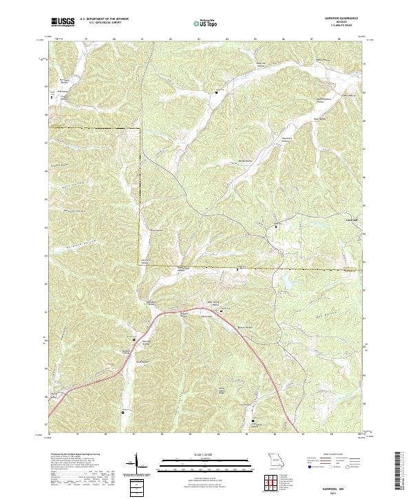 Garwood, MO — USGS 7.5-minute topo (2021)