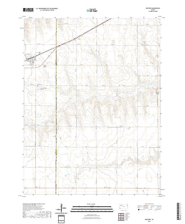 Rexford, KS — USGS 7.5-minute topo (2022)