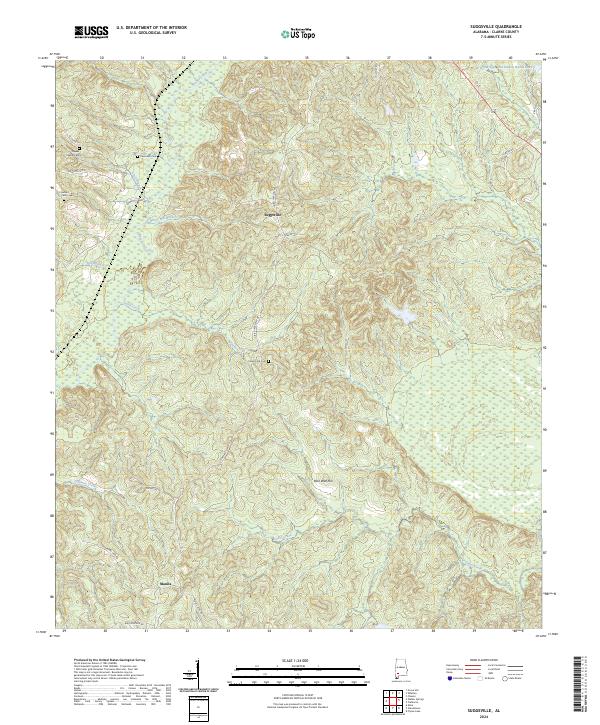 Suggsville, AL — USGS 7.5-minute topo (2024)
