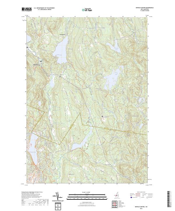 Enfield Center, NH — USGS 7.5-minute topo (2024)