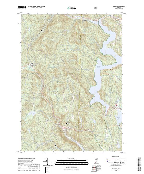 Readsboro, VT — USGS 7.5-minute topo (2024)