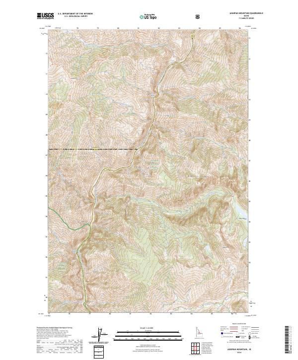 Aggipah Mountain, ID — USGS 7.5-minute topo (2024)