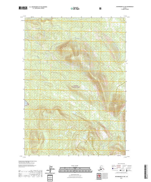 Petersburg D-5 SW, AK — USGS 7.5-minute topo (2021)