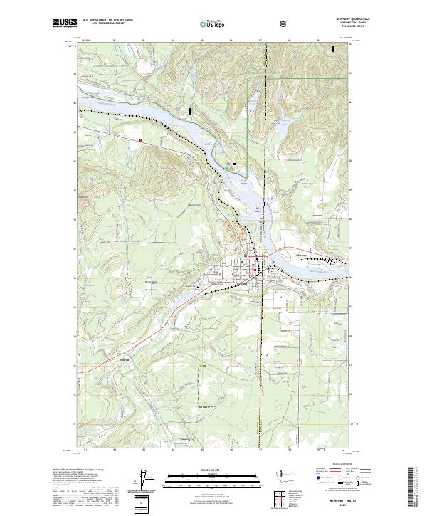 Newport, WA-ID — USGS 7.5-minute topo (2023)