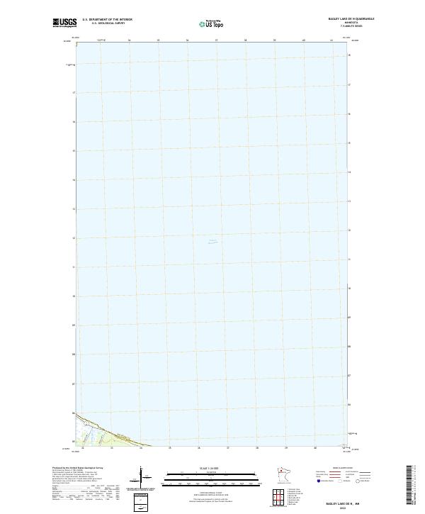 Bagley Lake OE N, MN — USGS 7.5-minute topo (2022)