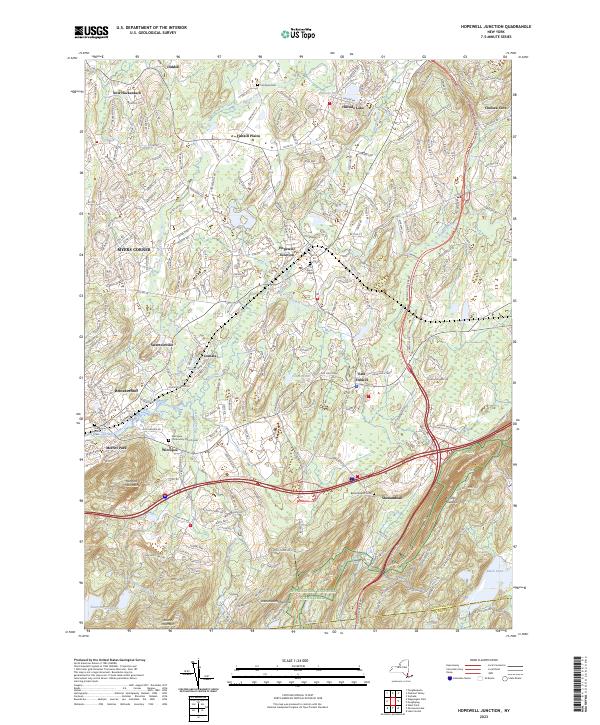 Hopewell Junction, NY — USGS 7.5-minute topo (2023)
