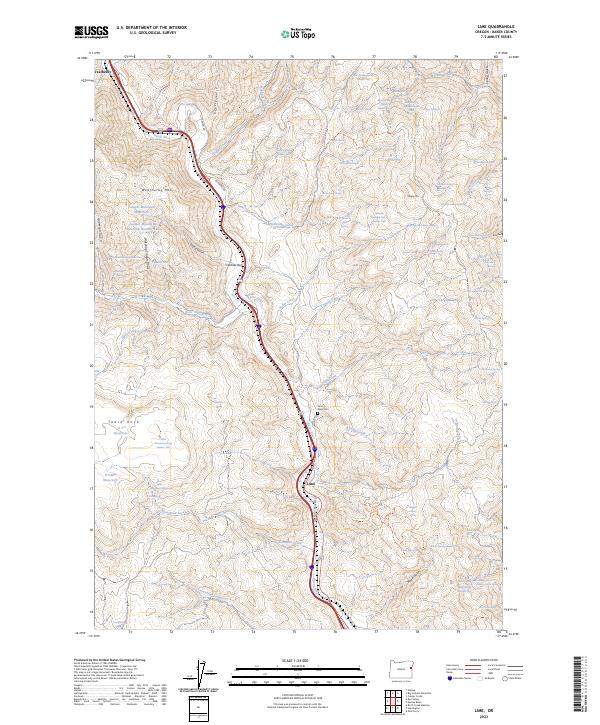Lime, OR — USGS 7.5-minute topo (2023)