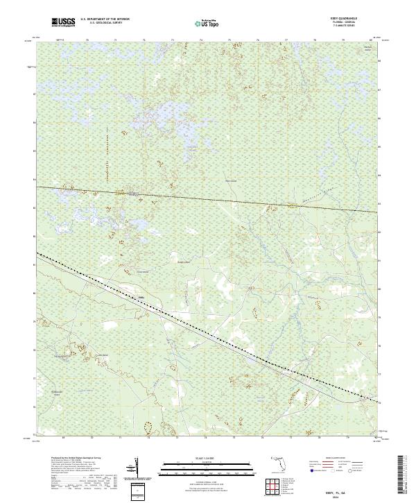 Eddy, FL-GA — USGS 7.5-minute topo (2024)