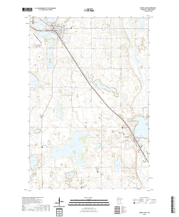 Elbow Lake, MN — USGS 7.5-minute topo (2022)