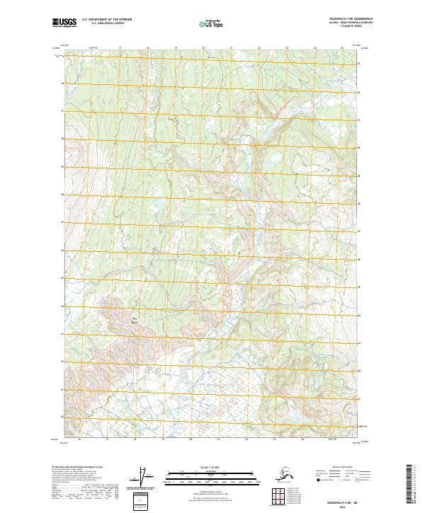 Seldovia D-3 NE, AK — USGS 7.5-minute topo (2024)