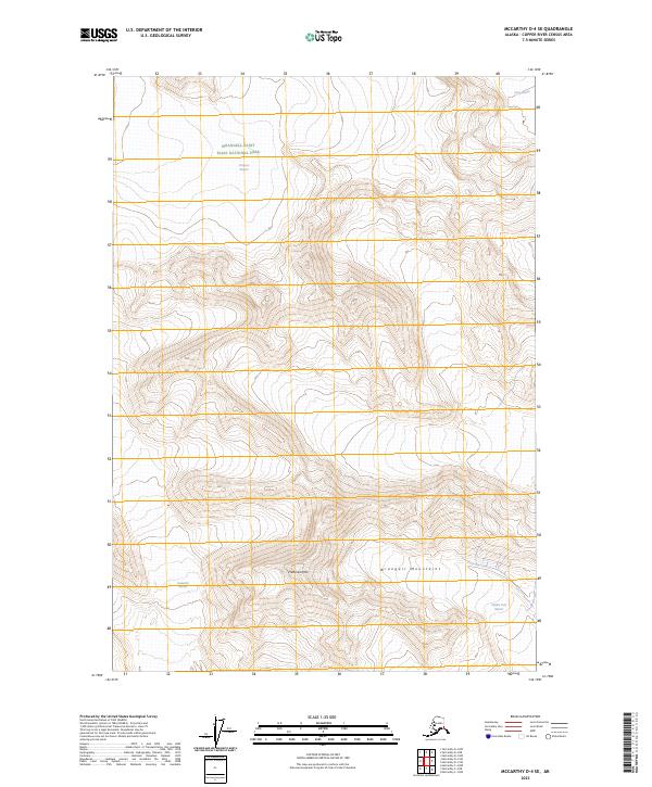 McCarthy D-4 SE, AK — USGS 7.5-minute topo (2023)