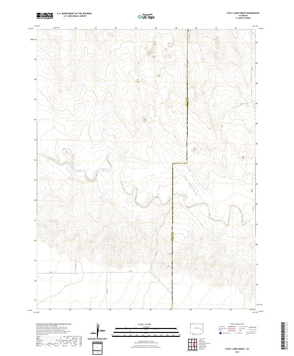 Stacy Lakes Draw, CO — USGS 7.5-minute topo (2022)