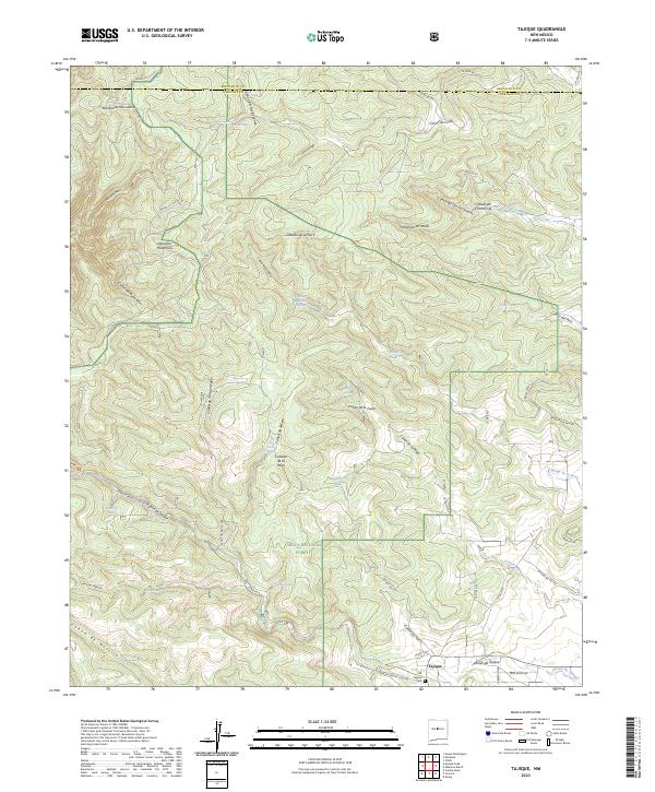 Tajique, NM — USGS 7.5-minute topo (2023)