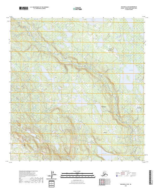 Gulkana A-5 NE, AK — USGS 7.5-minute topo (2023)