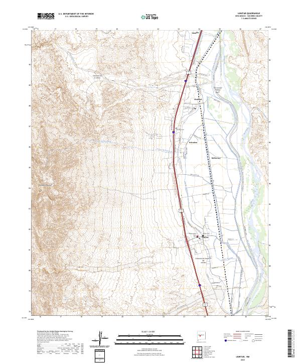 Lemitar, NM — USGS 7.5-minute topo (2023)