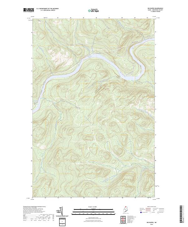Big Rapids, ME — USGS 7.5-minute topo (2024)