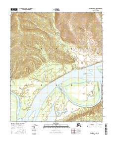 Melozitna A-1 NE, AK — USGS 7.5-minute topo (2016)