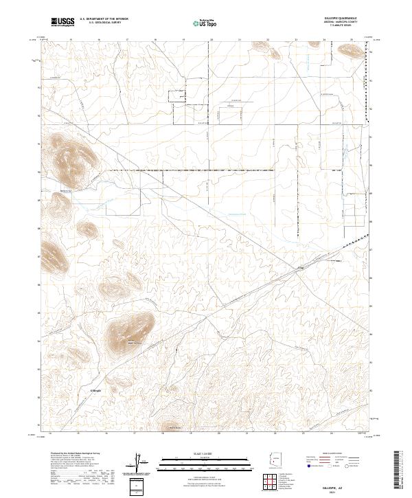 Gillespie, AZ — USGS 7.5-minute topo (2021)