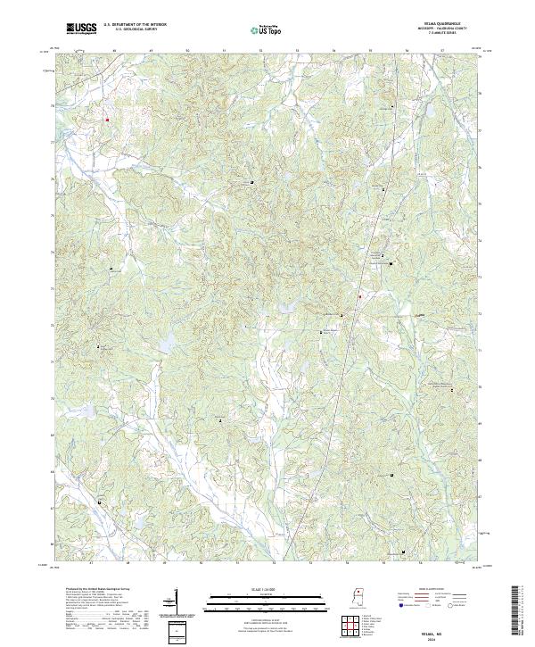 Velma, MS — USGS 7.5-minute topo (2024)