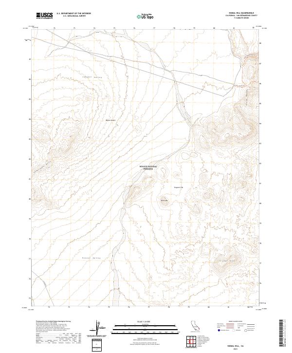 Signal Hill, CA — USGS 7.5-minute topo (2021)