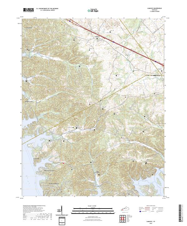 Lamasco, KY — USGS 7.5-minute topo (2022)