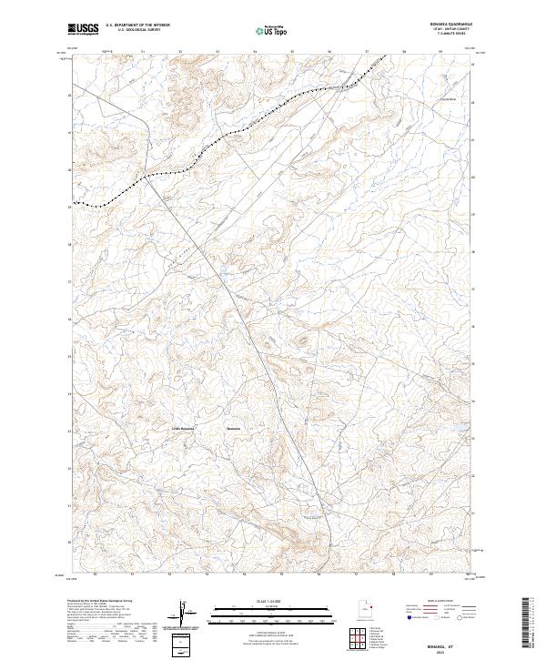 Bonanza, UT — USGS 7.5-minute topo (2023)