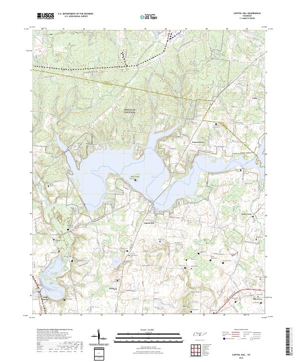 Capitol Hill, TN — USGS 7.5-minute topo (2022)