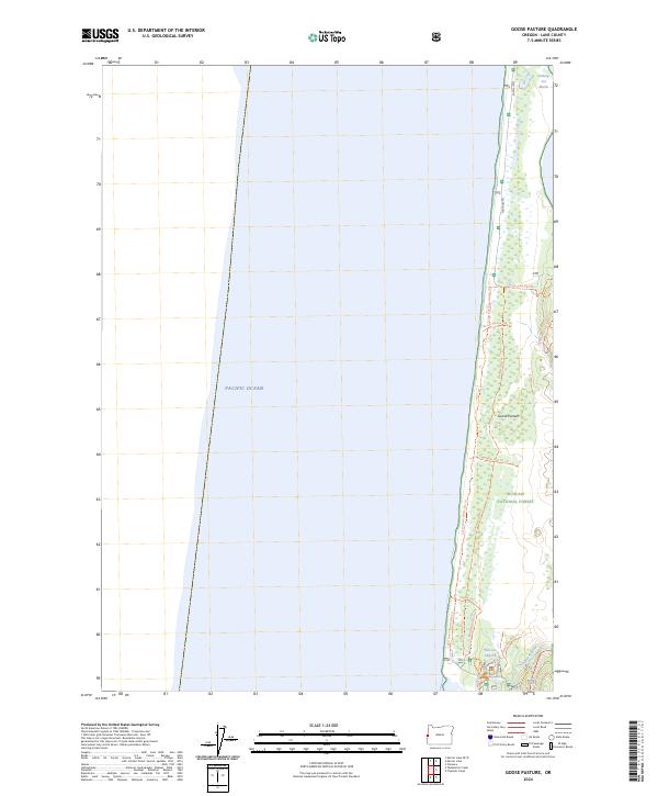Goose Pasture, OR — USGS 7.5-minute topo (2024)