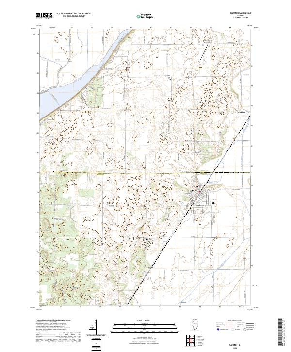 Manito, IL — USGS 7.5-minute topo (2024)