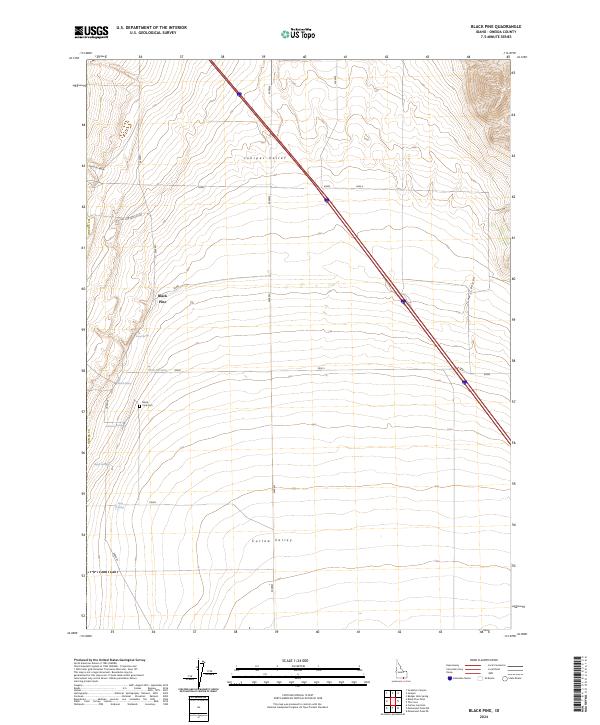 Black Pine, ID — USGS 7.5-minute topo (2024)