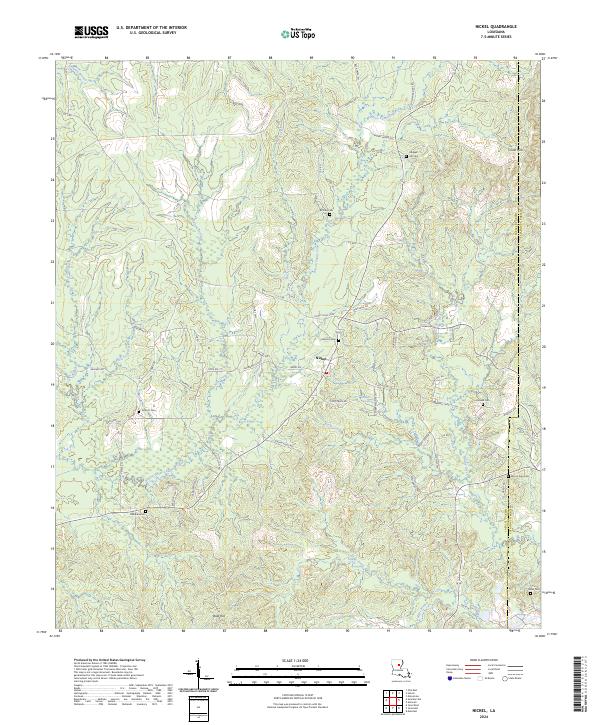 Nickel, LA — USGS 7.5-minute topo (2024)
