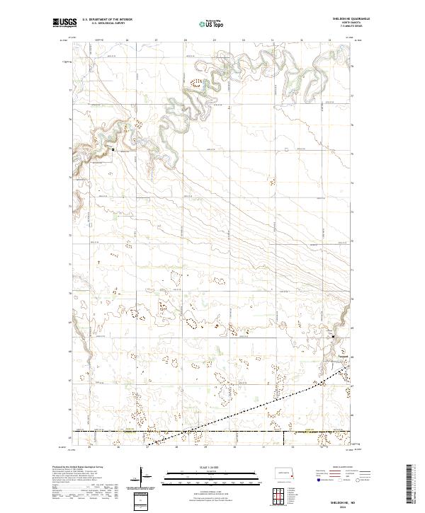 Sheldon NE, ND — USGS 7.5-minute topo (2024)
