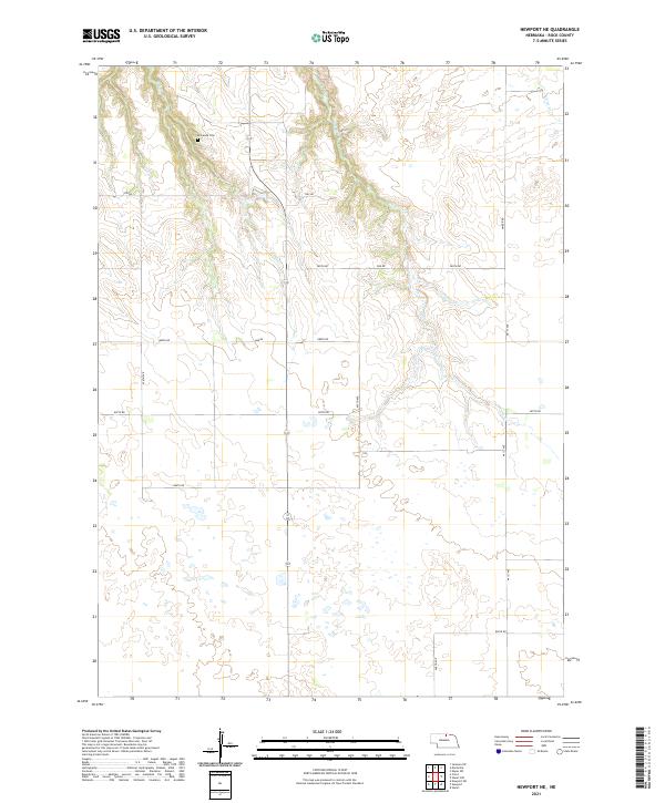 Newport NE, NE — USGS 7.5-minute topo (2021)