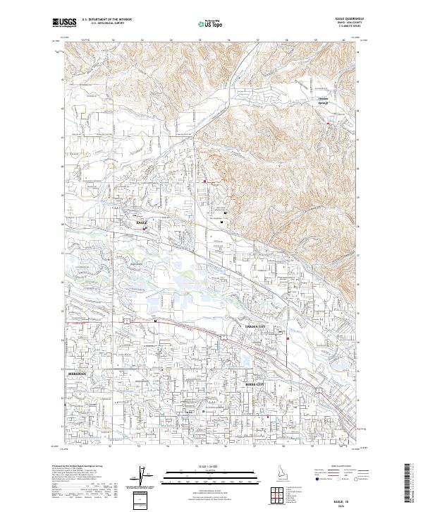Eagle, ID — USGS 7.5-minute topo (2024)