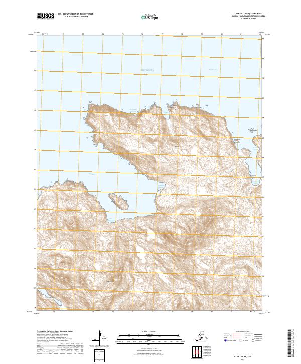 Atka C-2 NE, AK — USGS 7.5-minute topo (2021)