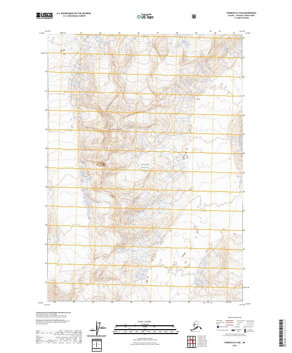Cordova D-4 NE, AK — USGS 7.5-minute topo (2024)