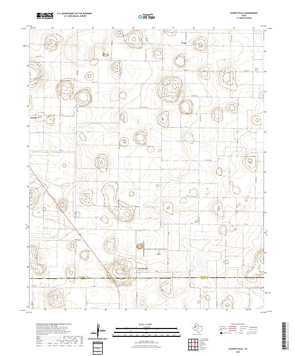 Lockettville, TX — USGS 7.5-minute topo (2022)