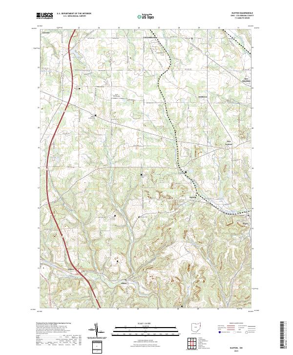 Elkton, OH — USGS 7.5-minute topo (2023)