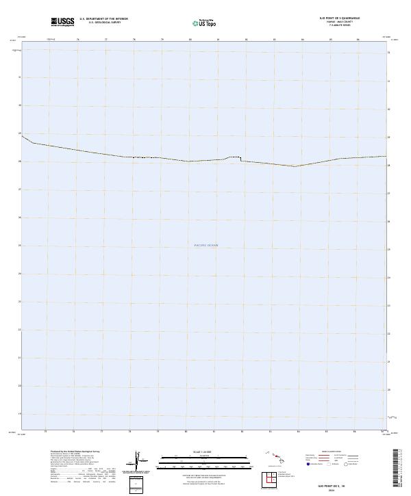 Ilio Point OE S, HI — USGS 7.5-minute topo (2024)