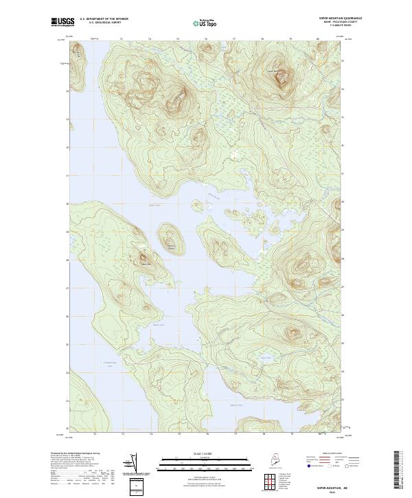 Soper Mountain, ME — USGS 7.5-minute topo (2024)