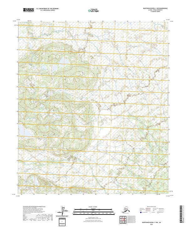Kantishna River A-1 NW, AK — USGS 7.5-minute topo (2024)