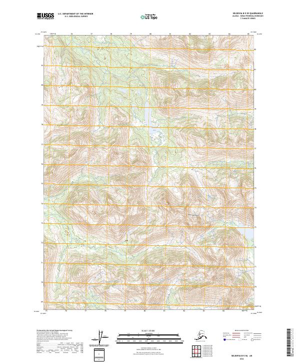 Seldovia B-5 SE, AK — USGS 7.5-minute topo (2024)