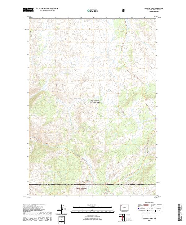 Crooked Creek, WY — USGS 7.5-minute topo (2021)