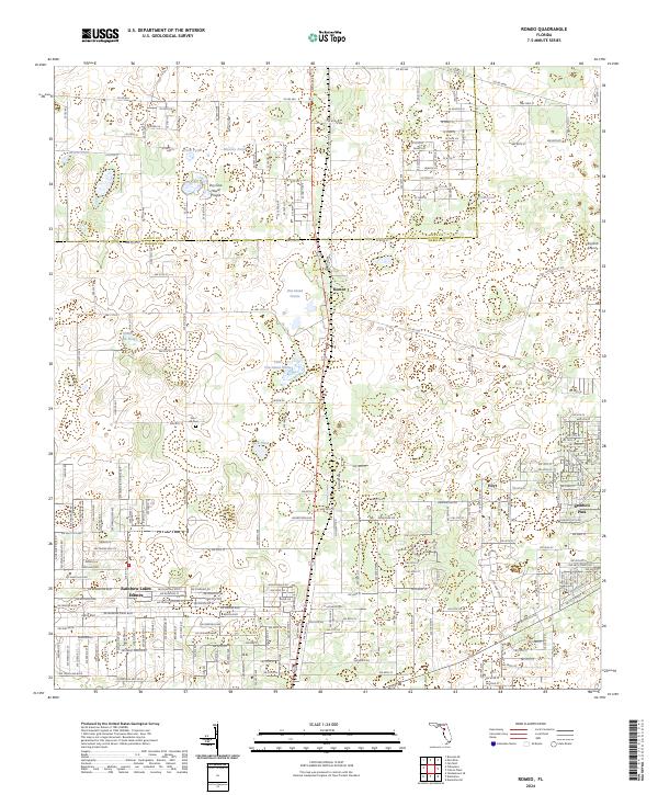 Romeo, FL — USGS 7.5-minute topo (2024)