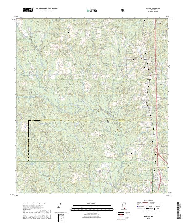 McHenry, MS — USGS 7.5-minute topo (2024)